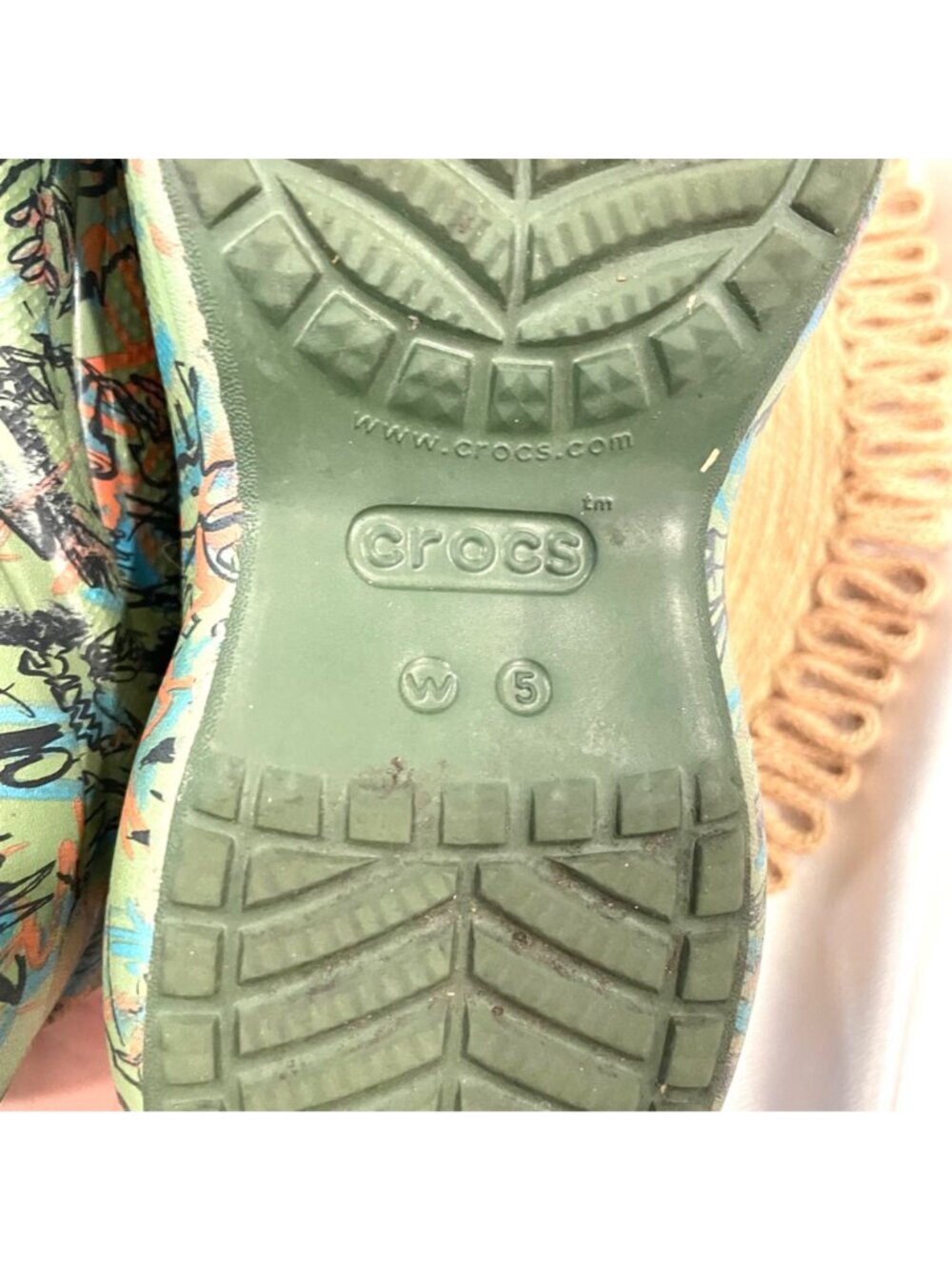 CROCS X MOWALOLA Bae Clog Forest Size W5 - Picture 10 of 10